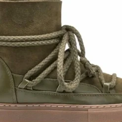 Inuikii Women's Classic Sneaker Olive Green
