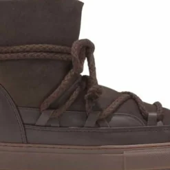 Inuikii Women's Classic Sneaker Dark Brown