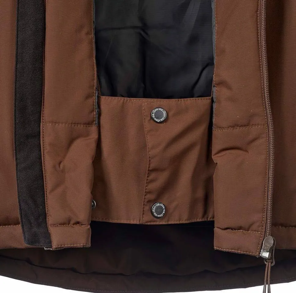 Isbjörn of Sweden Kids' Carving Winter Jacket Chocolate