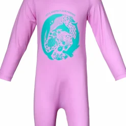 Isbjörn of Sweden Kids' Dolphine Sun Jumpsuit Bubblegum