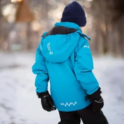 Isbjörn of Sweden Kids' Helicopter Winter Jacket Ice