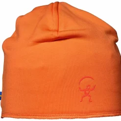 Isbjörn of Sweden Kids' Panda Beanie Orangepeel