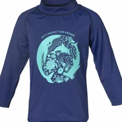 Isbjörn of Sweden Kids' Sealion Sun Sweater Navy