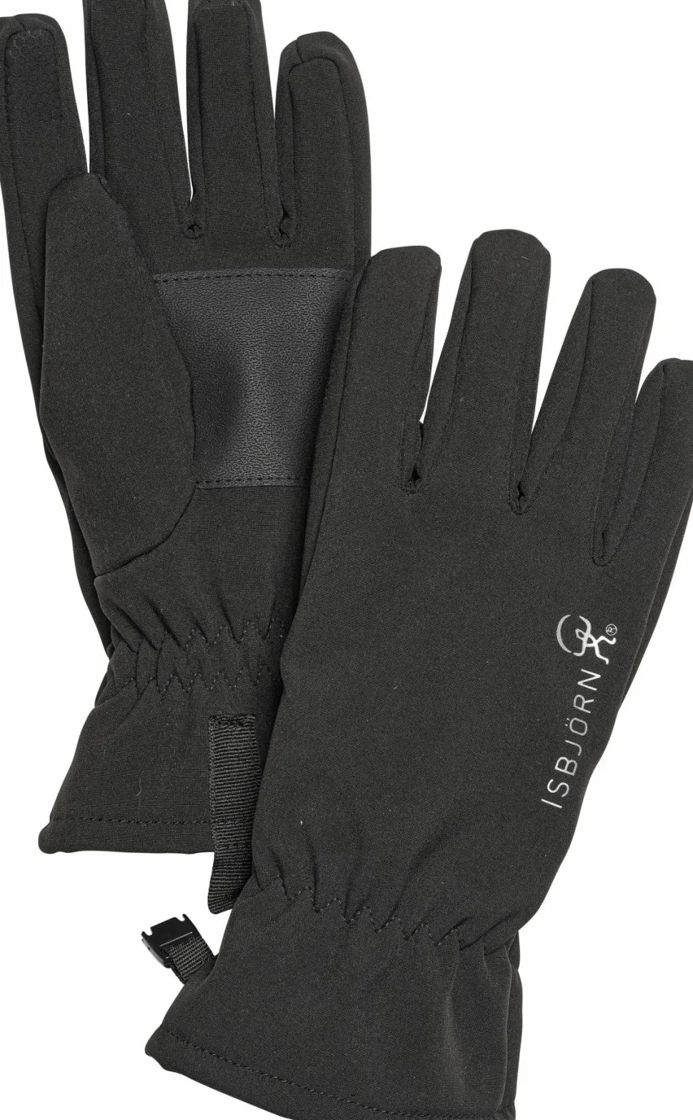 Isbjörn of Sweden Kids' Trail Softshell Finger Glove Black