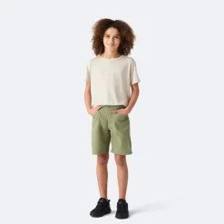 Isbjörn of Sweden Teens’ Fox All Mountain Shorts Moss