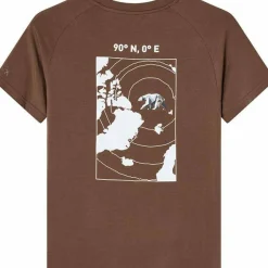 Isbjörn of Sweden Teens' Wild Peak Tee Chocolate