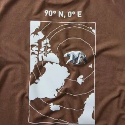 Isbjörn of Sweden Teens' Wild Peak Tee Chocolate