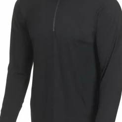 Ivanhoe Men's Underwool Sonny Half Zip Black