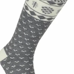 Ivanhoe Unisex Wool Sock Folklore Grey