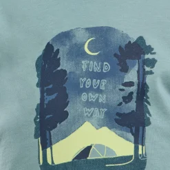 Jack Wolfskin Kids' Graphic Girls Tee Print Soft Jade