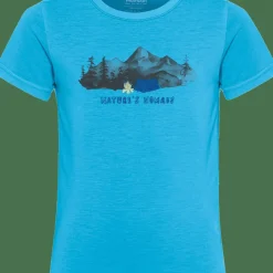 Jack Wolfskin Kids' Hiking Graphic T Empire Blue