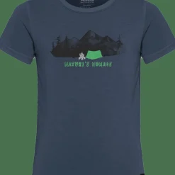 Jack Wolfskin Kids' Hiking Graphic T Midnight Sky
