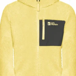 Jack Wolfskin Kids' Ice Curl Hood Jacket Lemon Ice