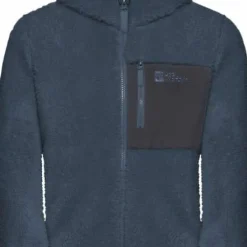 Jack Wolfskin Kids' Ice Curl Hood Jacket Midnight Sky