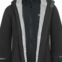 Jack Wolfskin Kids' Iceland 3-in-1 Jacket Black