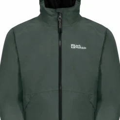 Jack Wolfskin Kids' Iceland 3-in-1 Jacket Slate Green/Black