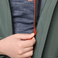 Jack Wolfskin Kids' Iceland 3-in-1 Jacket Slate Green/Black