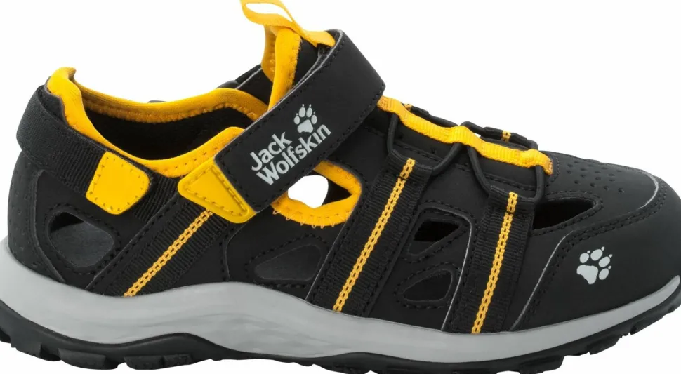 Jack Wolfskin Kids' Sun Climber Black / Burly Yellow Xt