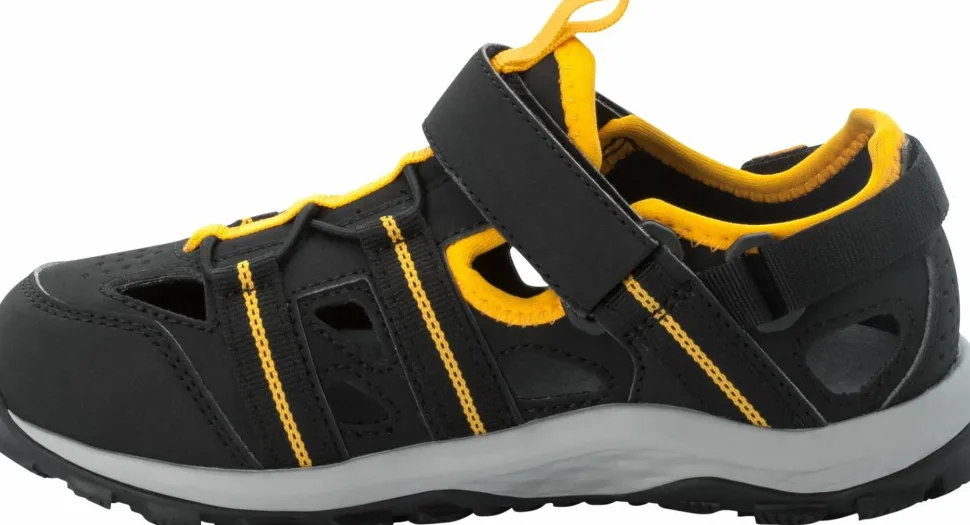 Jack Wolfskin Kids' Sun Climber Black / Burly Yellow Xt