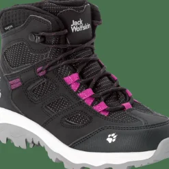 Jack Wolfskin Kids' Vojo Texapore Mid Phantom / Pink