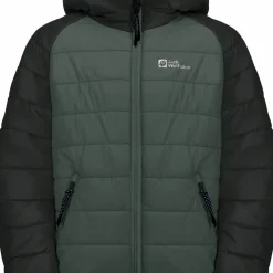 Jack Wolfskin Kids' Zenon Jacket Slate Green/Black