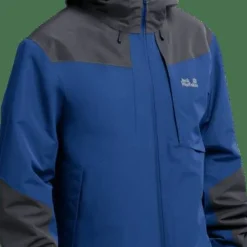 Jack Wolfskin Men's Flextrail 2L Jacket Blue Orchid