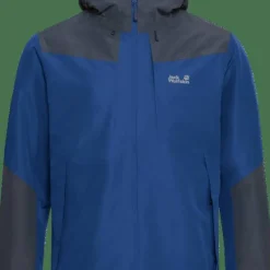 Jack Wolfskin Men's Flextrail 2L Jacket Blue Orchid