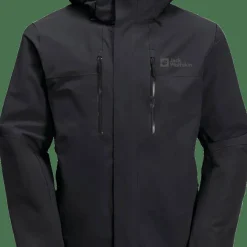 Jack Wolfskin Men's Jasper 2-Layer Jacket Black
