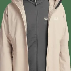 Jack Wolfskin Men's Litestride 3in1Jacket Oyster