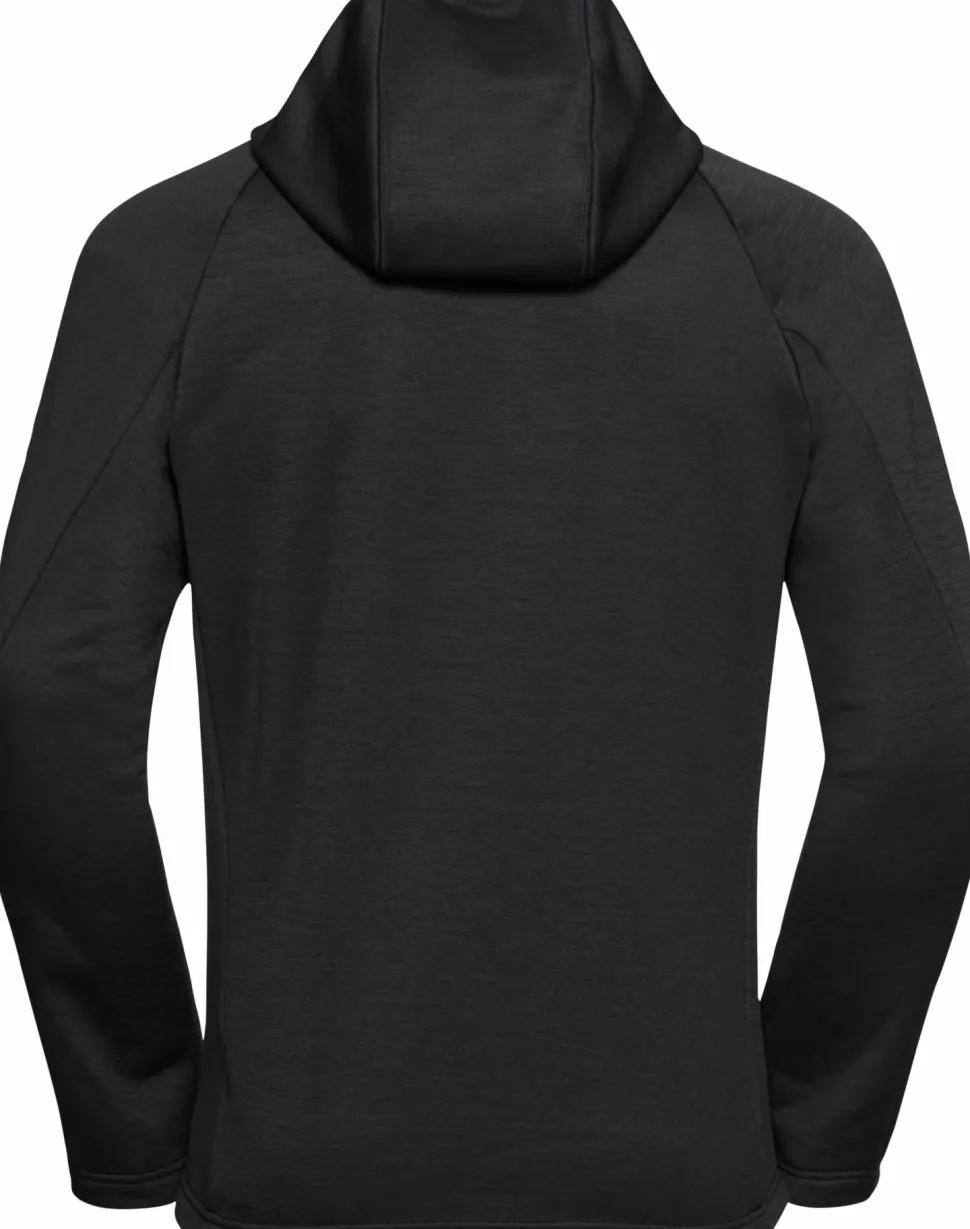 Jack Wolfskin Men's Peak District Hooded Full Zip Black