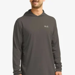 Jack Wolfskin Men's Prelight Suncool Hoody Flint