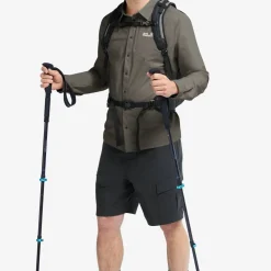 Jack Wolfskin Men's Prelight Suncool Ls Shirt Flint