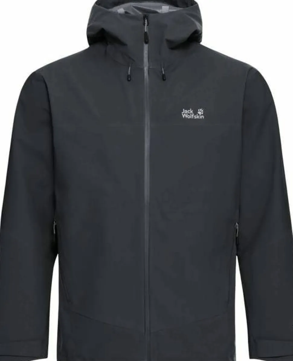 Jack Wolfskin Men's Rockpaw 3L Jacket Phantom