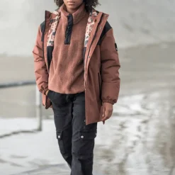 Jack Wolfskin Teens' 2-Layer Insulated Parka Girl Granite Black