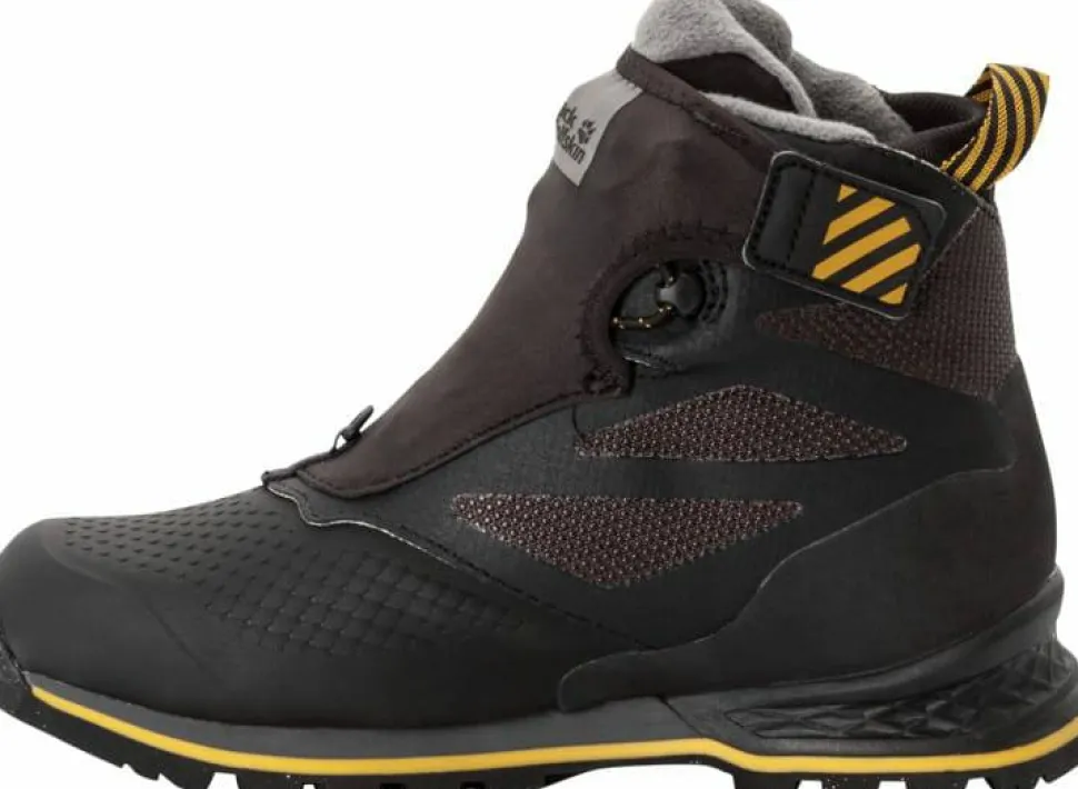 Jack Wolfskin Women's 1995 Series Texapore Mid Black / Burly Yellow XT
