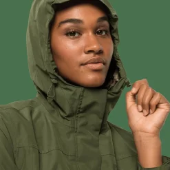Jack Wolfskin Women's Cape York Paradise Coat Greenwood