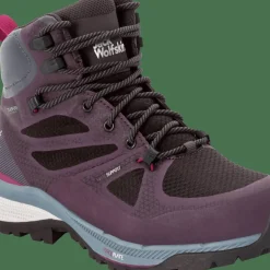 Jack Wolfskin Women's Force Striker Texapore Mid Purple / Grey