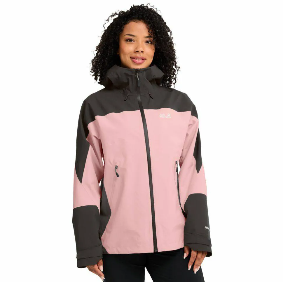 Jack Wolfskin Women's Rockpaw 3L Jacket Rosegarden