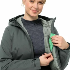 Jack Wolfskin Women's Stirnberg Insulated Jacket Slate Green