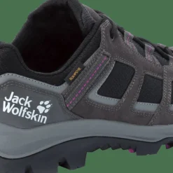 Jack Wolfskin Women's Vojo 3 Texapore Low Dark Steel/Purple
