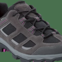 Jack Wolfskin Women's Vojo 3 Texapore Low Dark Steel/Purple