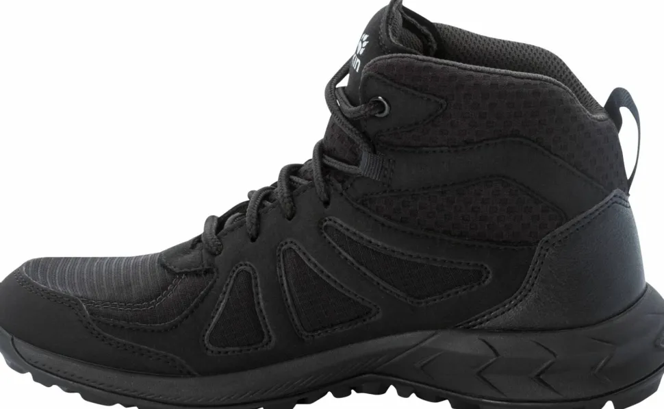 Jack Wolfskin Women's Woodland 2 Texapore Mid Black/Grey