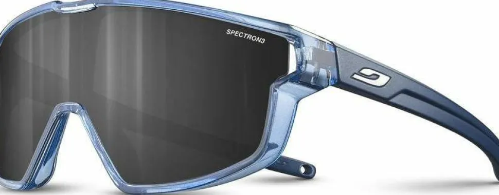 Julbo Kids' Fury Mini Spectron 3 Shiny Translucent Blue/Blue Matt