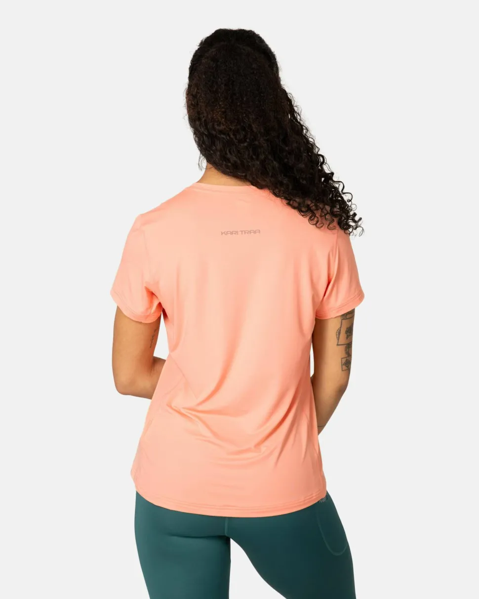 Kari Traa Women's Ava Tee Peach Bloom