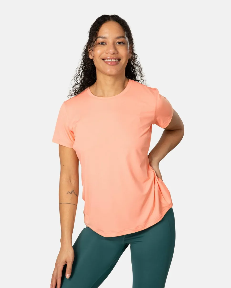 Kari Traa Women's Ava Tee Peach Bloom