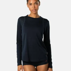Kari Traa Women's Embla Wool Long Sleeve Dark Navy Blue