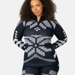 Kari Traa Women's Faith Half Zip Dark Navy Blue