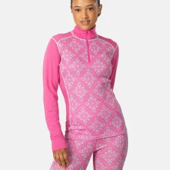 Kari Traa Women's Iselin Half Zip Bright Pink
