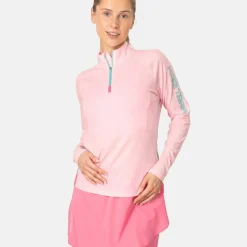Kari Traa Women's Leah Half Zip Cotton Candy
