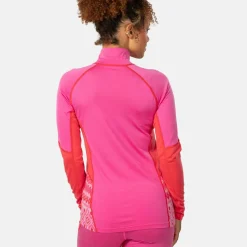 Kari Traa Women's Malia Half Zip Bright Pink
